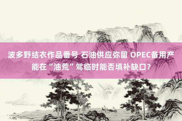 波多野结衣作品番号 石油供应弥留 OPEC备用产能在“油荒”驾临时能否填补缺口？